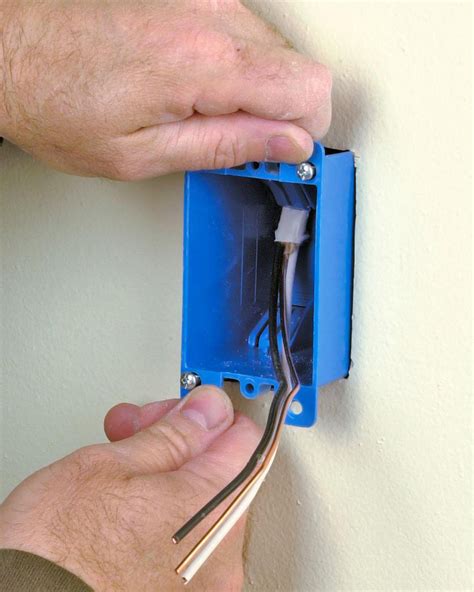 electrical box drywall repair|installing wall mounted electrical boxes.